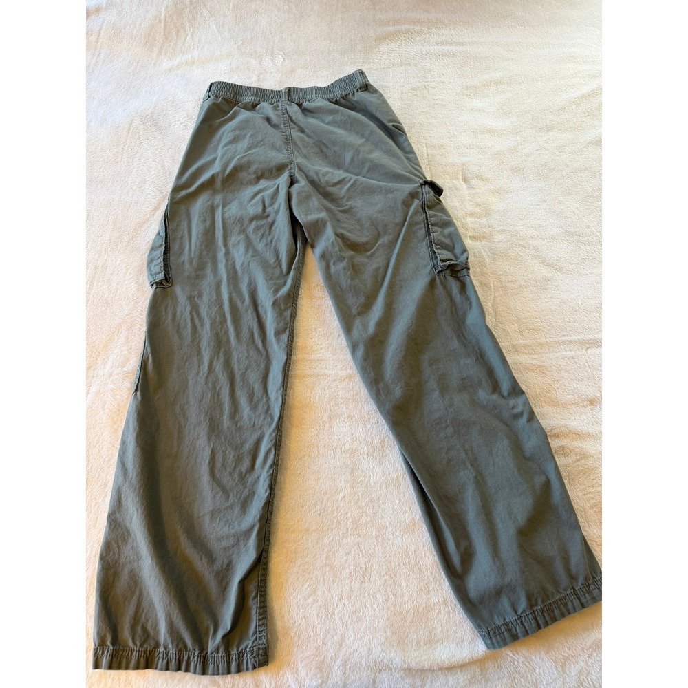 H&M Divided Women Olive Green Cargo Pants Utility Streetwear Size 2